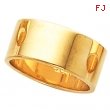 14K Yellow Gold Flat Band