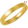 14K Yellow Gold Flat Comfort Fit Band