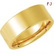 14K Yellow Gold Flat Comfort Fit Band