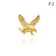 14K Yellow Gold Flying Eagle Pendant