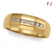 14K Yellow Gold Gents Diamond Wedding Band