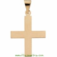 14K Yellow Gold Greek Cross Pendant