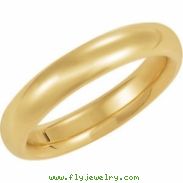 14K Yellow Gold Heavy Comfort Fit Band