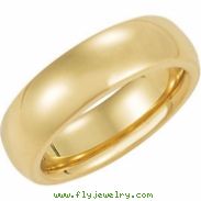 14K Yellow Gold Heavy Comfort Fit Band