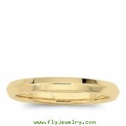 14K Yellow Gold Knife Edge Comfort Fit Band