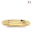 14K Yellow Gold Knife Edge Comfort Fit Band