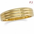 14K Yellow Gold Ladies Tapered Design Band