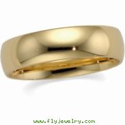 14K Yellow Gold Light Comfort Fit Band