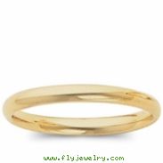 14K Yellow Gold Light Comfort Fit Band