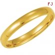 14K Yellow Gold Light Comfort Fit Band