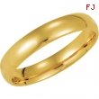 14K Yellow Gold Light Comfort Fit Band