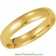 14K Yellow Gold Light Comfort Fit Band