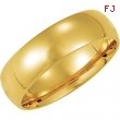 14K Yellow Gold Light Comfort Fit Band