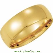 14K Yellow Gold Light Comfort Fit Band