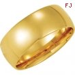 14K Yellow Gold Light Comfort Fit Band