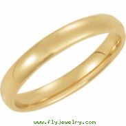 14K Yellow Gold Light Comfort Fit Band