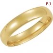 14K Yellow Gold Light Comfort Fit Band