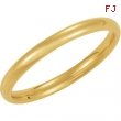 14K Yellow Gold Light Comfort Fit Band