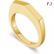 14K Yellow Gold Metal Fashion Stackable Ring