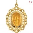 14K Yellow Gold Miraculous Medal