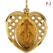 14K Yellow Gold Miraculous Medal