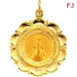 14K Yellow Gold Miraculous Medal