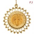 14K Yellow Gold Miraculous Medal