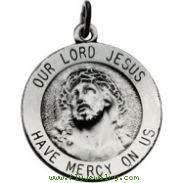 14K Yellow Gold Our Lord Jesus Medal