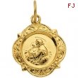 14K Yellow Gold St. Anthony Medal