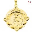 14K Yellow Gold St. Anthony Medal