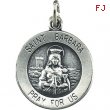 14K Yellow Gold St. Barbara Medal