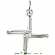 14K Yellow Gold St. Bridgets Cross Pendant