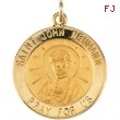 14K Yellow Gold St. John Neumann Medal