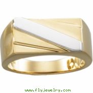 14K Yellow RING Gents Mounting