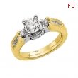 14K Yellow White Gold Two Tone Bridal Enhancer  Diamond quality A4 (SI1 clarity G-I color)