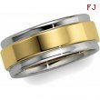 14K Yellow White Gold Two Tone Comfort Fit Band