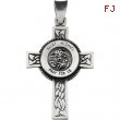 14K Yellow White Gold Two Tone St. Michael Cross