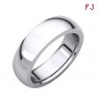 14kt White 06.00 mm Heavy Comfort Fit Band