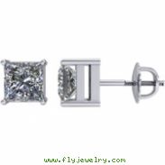 14kt White 1/2 CTW Pair 1/2CTW Diamond Earrings