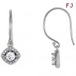 14kt White Diamond 5/8CTW 04.10 mm 5/8CTW Diamond Earrings