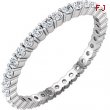 14kt White SIZE 05.50 UNSET Polished NONE