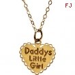 14kt Yellow 13.00X13.75 MM Polished CHILDRENS DADDYS LITTLE GIRL