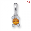 14KW Family Jewelry Diamond Semi-Set Pendant