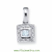 14KW Family Jewelry Diamond Semi-Set Pendant