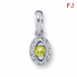 14KW Family Jewelry Diamond Semi-Set Pendant