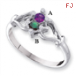 14KW Family Jewelry Diamond Semi-Set Ring