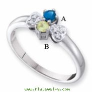 14KW Family Jewelry Diamond Semi-Set Ring