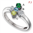 14KW Family Jewelry Diamond Semi-Set Ring