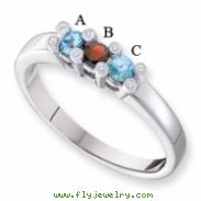 14KW Family Jewelry Diamond Semi-Set Ring