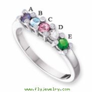 14KW Family Jewelry Diamond Semi-Set Ring